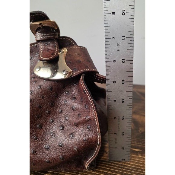 Claudia Firenze Brown Leather Handbag /Shoulder Bag Purse Italy - Picture 11 of 16